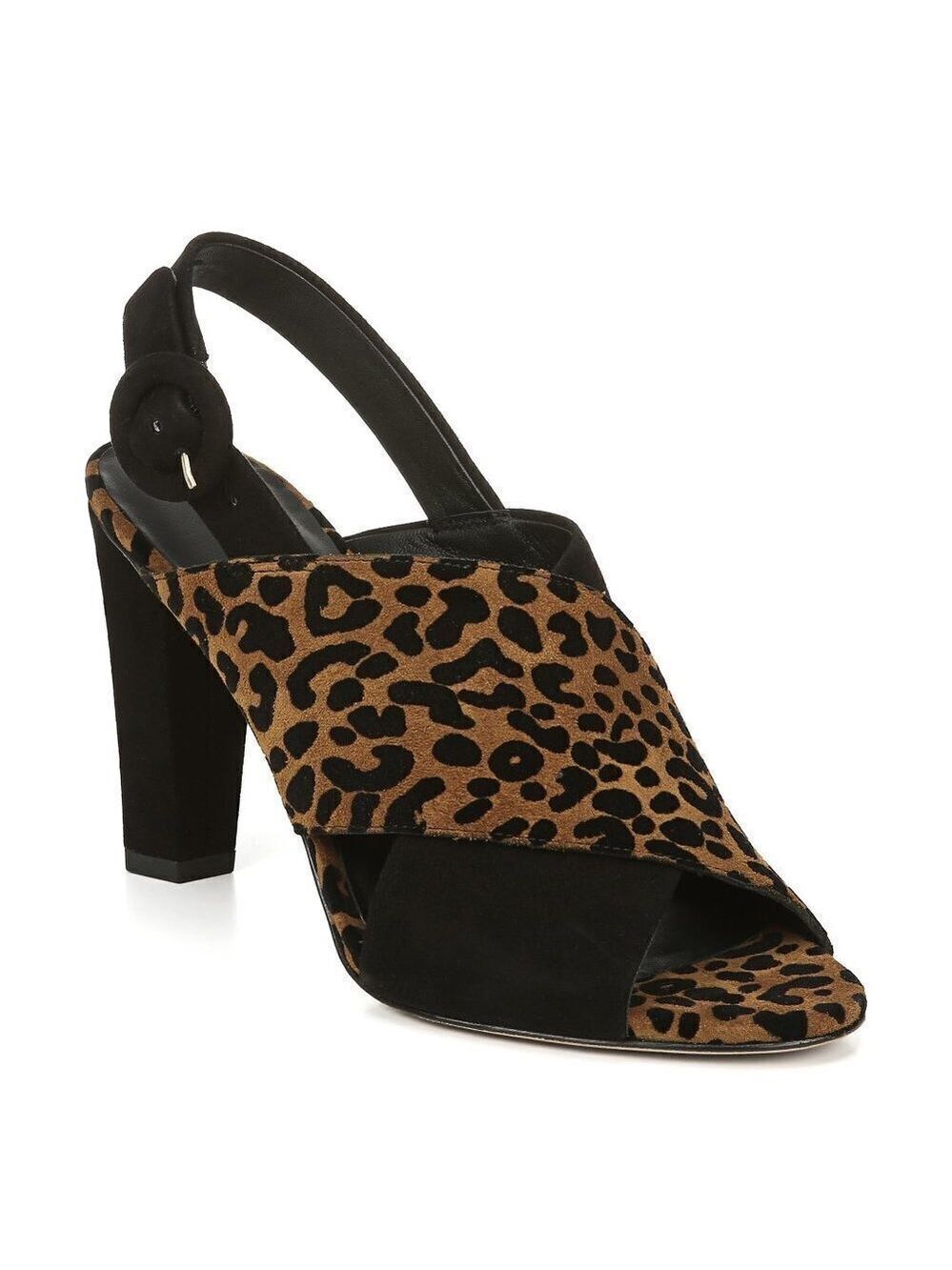 diane Von Furstenberg open toe heels "Bailie" 10
